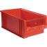 Sichtlagerkasten PLK L500xB315xH200mm PP rot, blau, grün, gelb, grau, lebensmittelecht