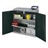 Werkzeug-/Beistellschrank H1000xB1000xT500mm, 1 oder 2 Schubladen, lichtgrau,