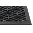 Schwarze Gummifußmatte für Außenbereich, 450x750mm, 15mm stark, rutschfest, langlebig