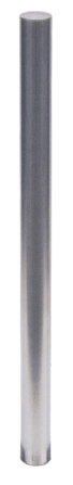 Absperrpfosten -Bollard- ø 60 mm, Edelstahl, zum Einbetonieren, herausnehmbar, wahlweise mit Ösen