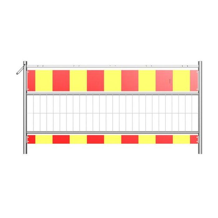 Schrankenzaun 'Cordon Perfect' gemäß TL, mit Gittergewebe und Tastleiste, wahlweise Folie RA1 oder RA2