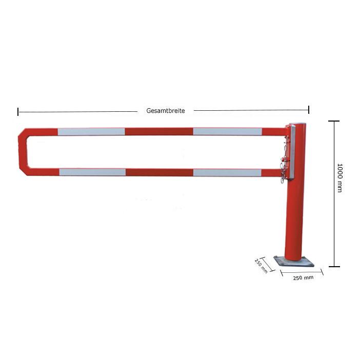 Technische Ansicht: Wegesperre -Alpha 135- (Art. 34258)