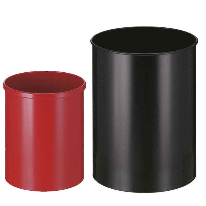 Papierkorb -P-Bins 30- 15 oder 30 Liter aus Stahl