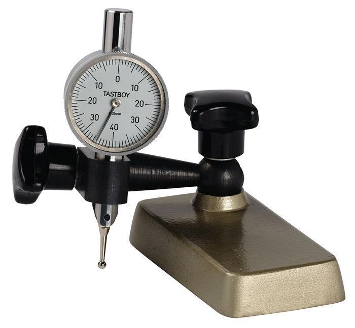 Magnethalter R.35mm, 180 N Haftkraft, für Messuhren, Höhen- und Seitenverstellung, KÄFER