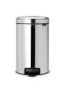 Abfallbehälter -Iconic Step- Brabantia, 12 Liter, aus Stahl, mit Pedal, verschiedene Farben