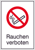 Kombischild, Rauchen verboten