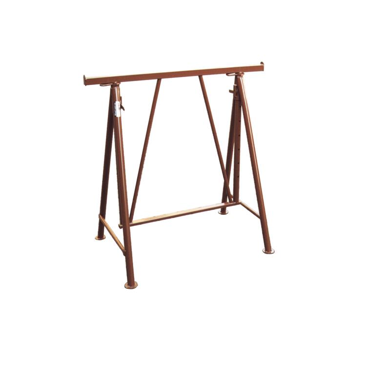 Faltgerüstbock Komplett-Set, inkl. 10 Faltgerüstböcken 'Compakt S' (Breite 1200 mm), Stapelpalette und Zurrgurten