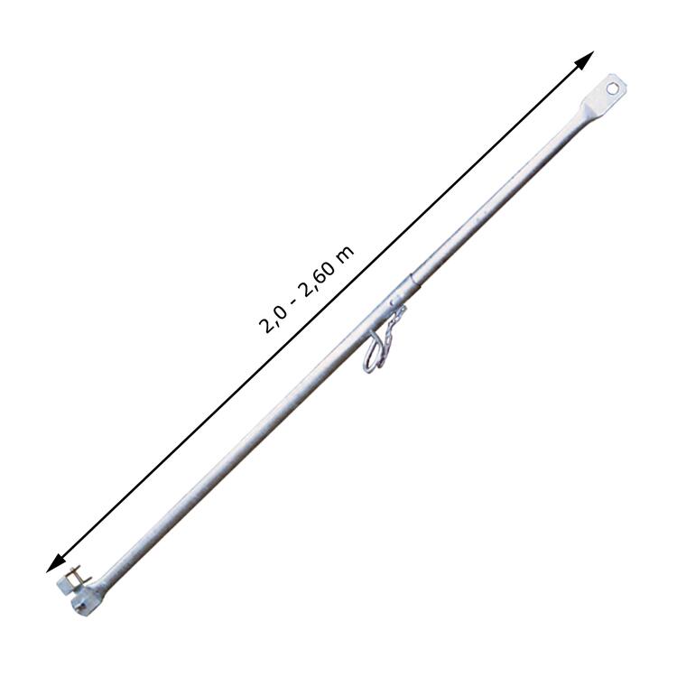 Diagonalverstrebung zum Aussteifen für Universal- und Kurbelgerüstböcke, Länge 2-2,60 m