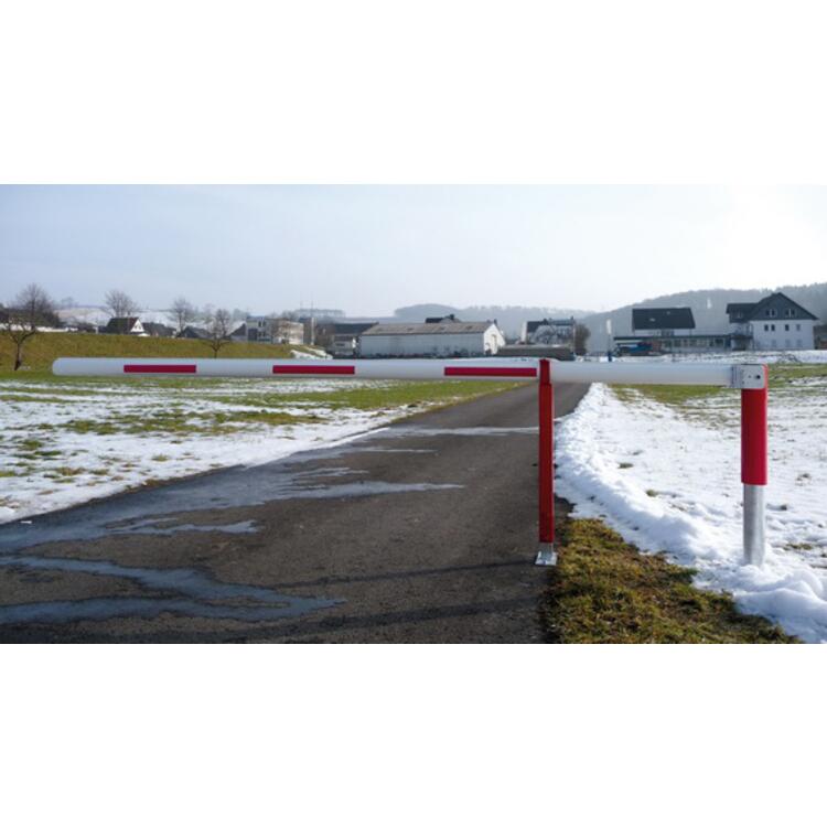 Anwendungsbeispiel: Wegesperre -Alpha 215- zum Aufdübeln (Art. 13865-030102)