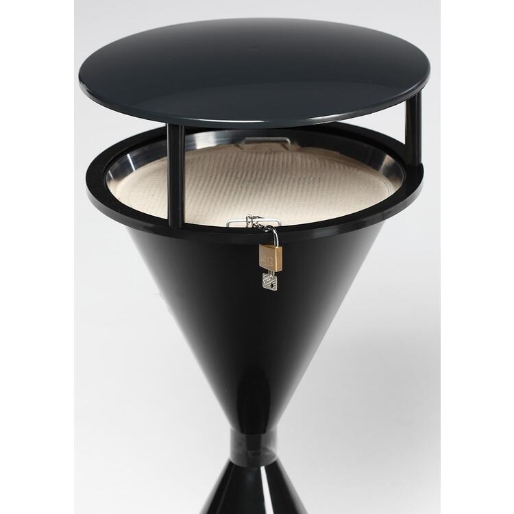 Standascher 'Cubo Kemen' aus Kunststoff, wahlweise mit Schutzdach