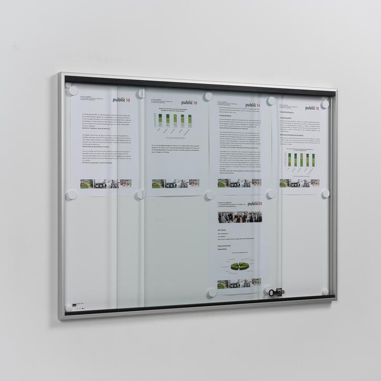 Softline-Schaukästen 'Modell SSK', Bautiefe 30 mm, einseitig, Nutzinnentiefe 10 mm