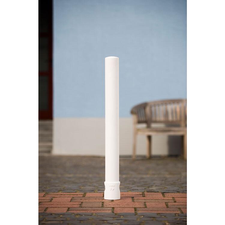 Stilpoller 'Niobe' Ø 85 mm aus Aluguss, zum Einbetonieren, mit 3p-Technologie (Sollbruchstelle)