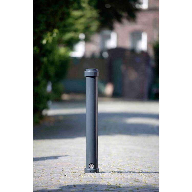 Stilpoller 'Keren' Ø 105 mm aus Aluguss, zum Einbetonieren, feststehend oder herausnehmbar mit 3p-Technologie (Sollbruchstelle)