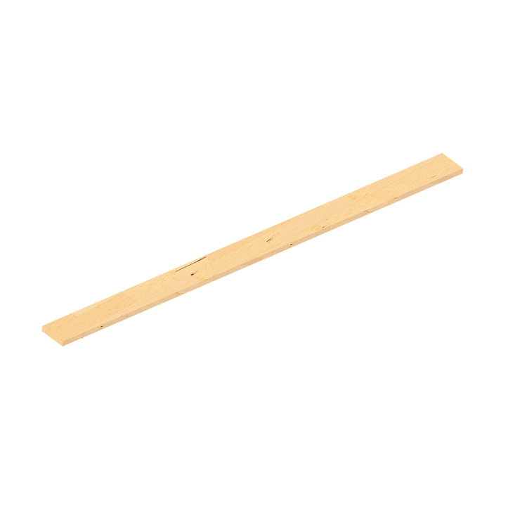 Bordbrett aus Holz, Länge 2500 mm, Breite 150 mm, Stärke 30 mm, nach DIN 4074 S10