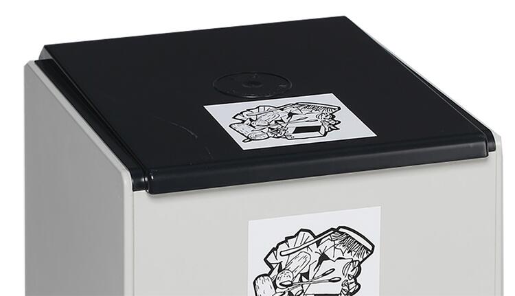 Modellbeispiel: Deckel für Abfallbehälter -Cubo Zita- für 60 Liter Behälter, in anthrazit (Art.