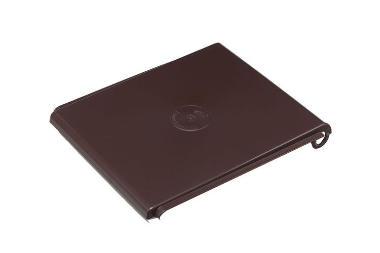 Modellbeispiel: Deckel für Abfallbehälter -Cubo Zita- für 60 Liter Behälter, in braun (Art. 16607)