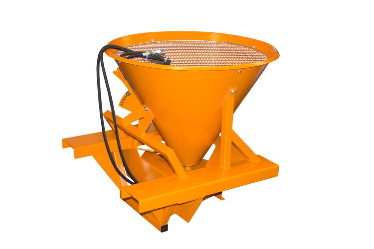 Modellbeispiel: Streuger&auml;t -Typ SH- aus Stahl, 265 Liter, mit Schutzgitter-Abdeckung (Art. 38312)