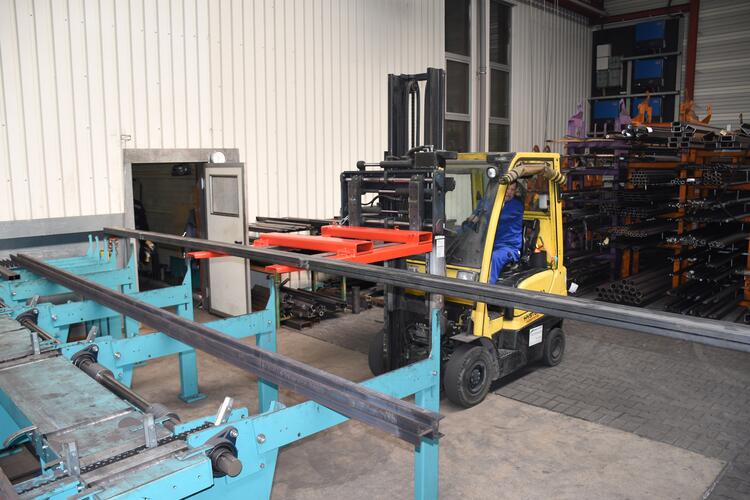 Langgutseitenlader 'Typ LSL', verschiedene Aufnahmepositionen