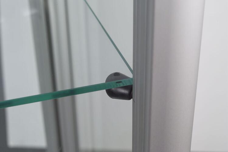 Stand-Vitrine 'FACTORY 200', mit Schiebetüren und Beleuchtung, 1000 x 500 x 2000 mm