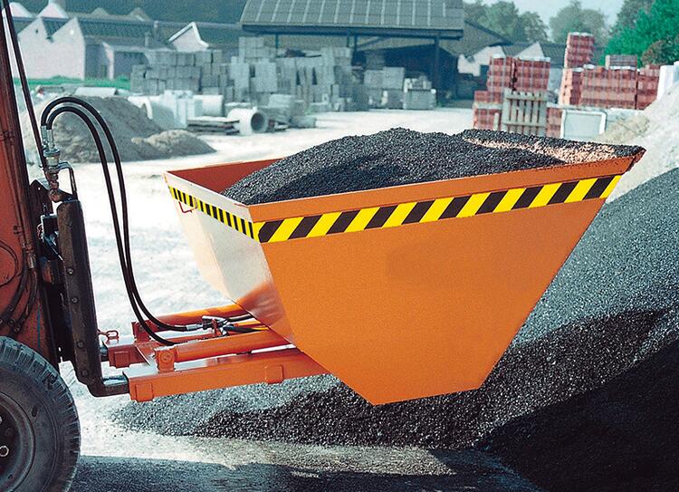 Schaufel 'Typ HVR', hydraulische Ausführung mit 2 Zylindern, für dosierte Entleerung