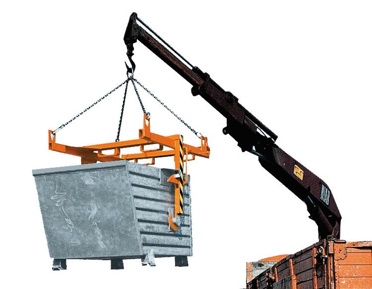 Traverse 'Typ BKT', für Stapelkipper und Gitterbehälter mit Gabelstapler oder Kran