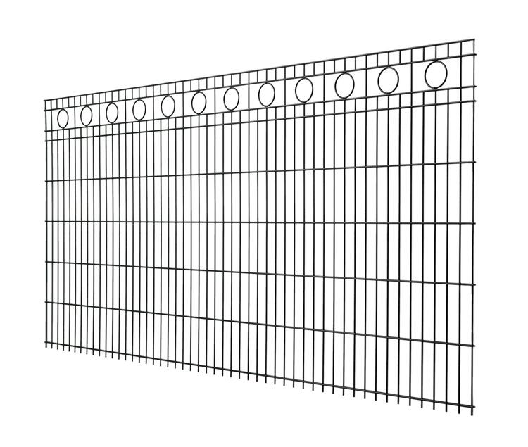 Modellbeispiel: Zaunfeld -Rom- RAL 7016 anthrazitgrau (Art. 24467)