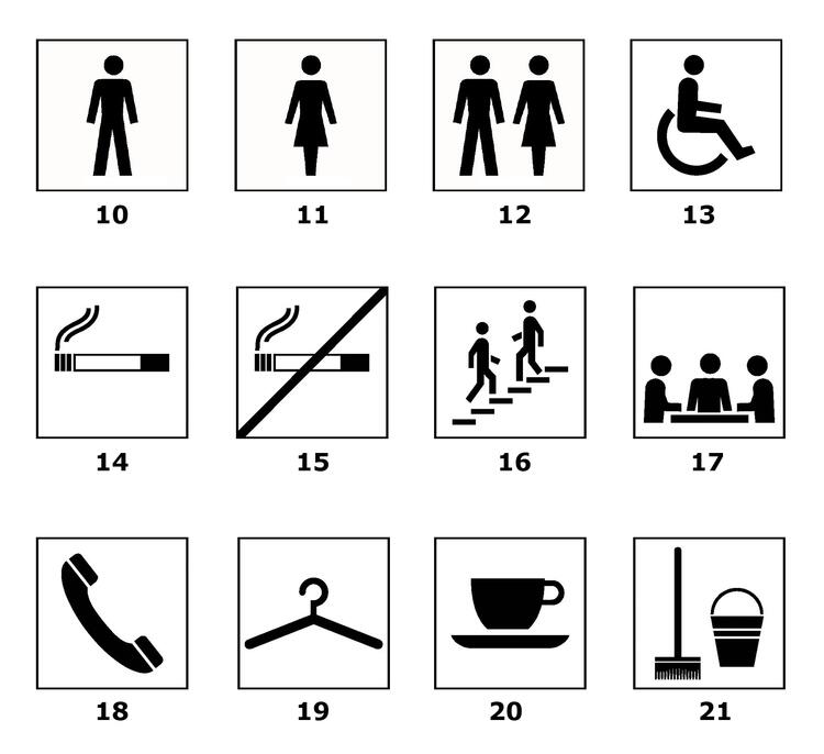 Grafik Schilder 'Graphic Line Classic', aus Kunststoff oder Folie