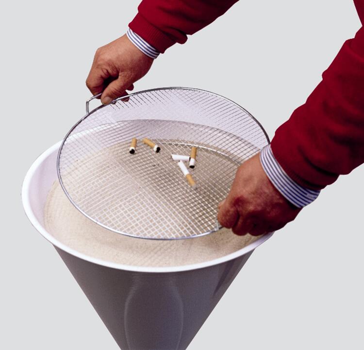 Standascher 'Cubo Tabor' aus Stahl, verschiedene Farben