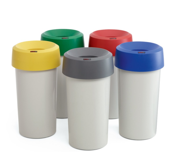 Abfallbehälter -Modo rund-, 50 Liter aus Polyethylen