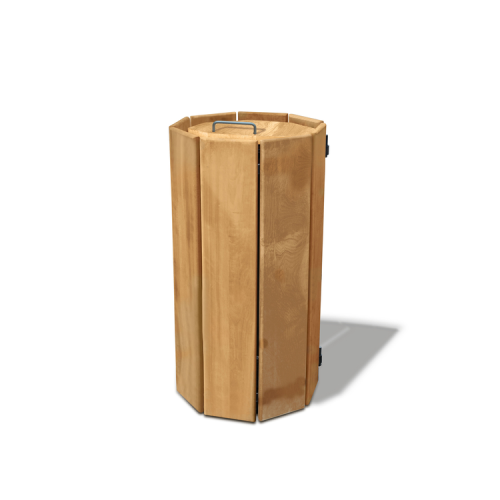 Abfallbehälter -Toro-, 100 Liter aus Holz