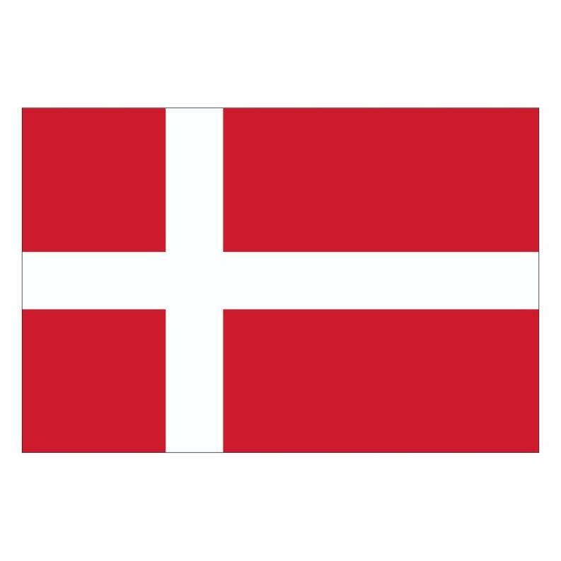 Länderflagge Dänemark, Querformat, verschiedene Größen, 110 g/m² oder 160 g/m²