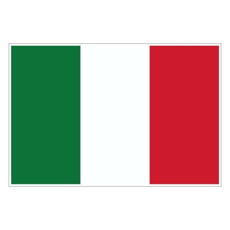 Länderflagge Italien, Querformat, verschiedene Größen, 110 g/m² oder 160 g/m²
