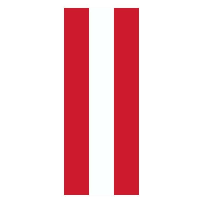 Länderflagge Österreich (ohne Wappen), Hochformat, verschiedene Größen, 110 g/m² oder 160 g/m²