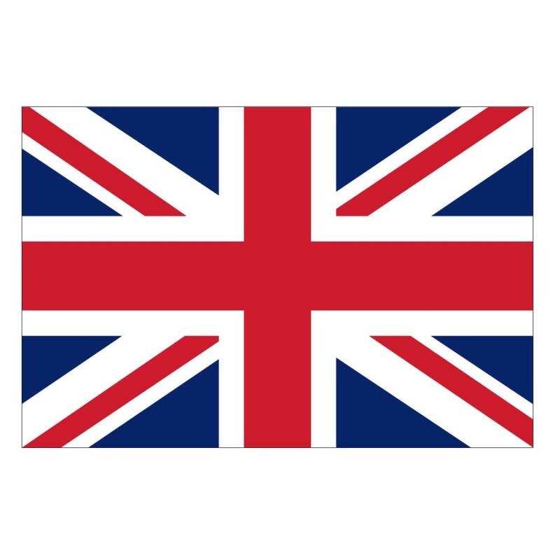 Länderflagge Großbritannien, Querformat, verschiedene Größen, 110 g/m² oder 160 g/m²
