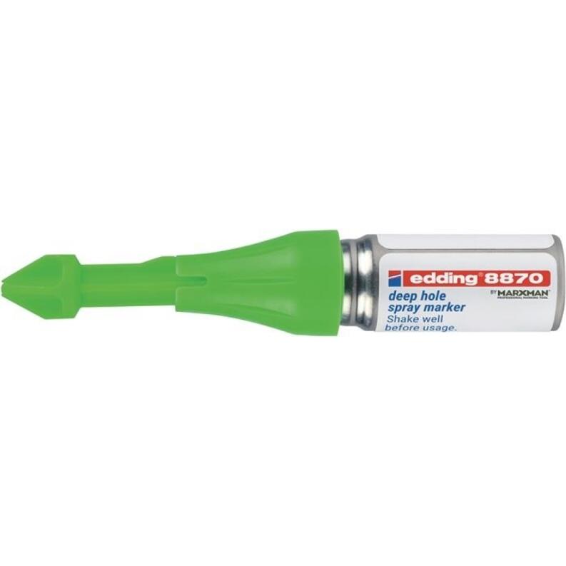EDDING Bohrloch-Spraymarker 8870 neongrün, Kreidespray für nicht permanente Markierungen