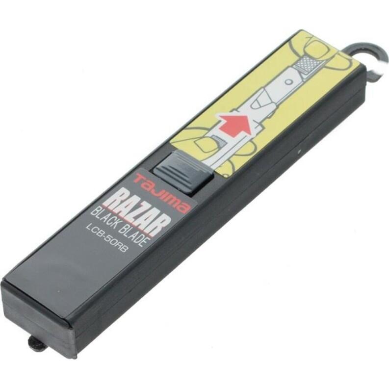 Abbrechklingen RAZAR BLACK 100mm, 18mm, 7 Sollbruchstellen, 10 Stück, extrem scharf, Premium-Stahl