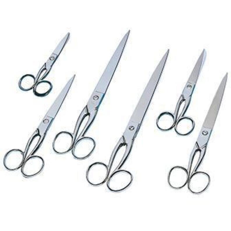 WEDO Schere 909556, 153mm, rostfrei, Universalschere, gerade, für Rechtshänder, silber