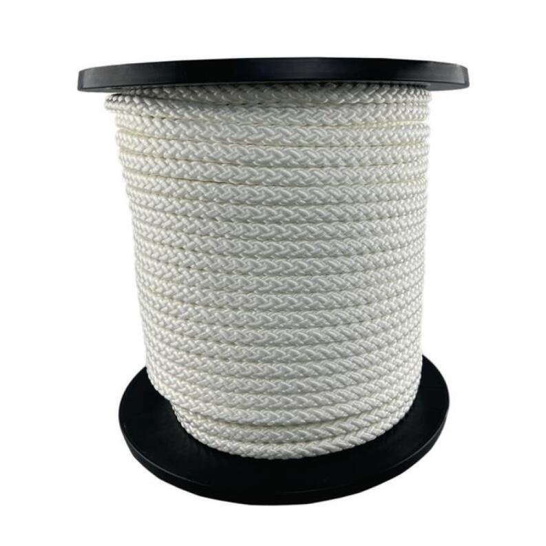 Kordel Seilrad OVERMANN 3-10mm, weiß, feste Flechtung, 100m, witterungsbeständig, abriebfest