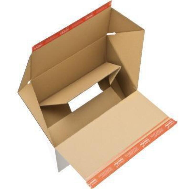 ColomPac Premium Versandkarton CP155.456, braun, stabil, selbstklebend, klimaneutral, recycelbar