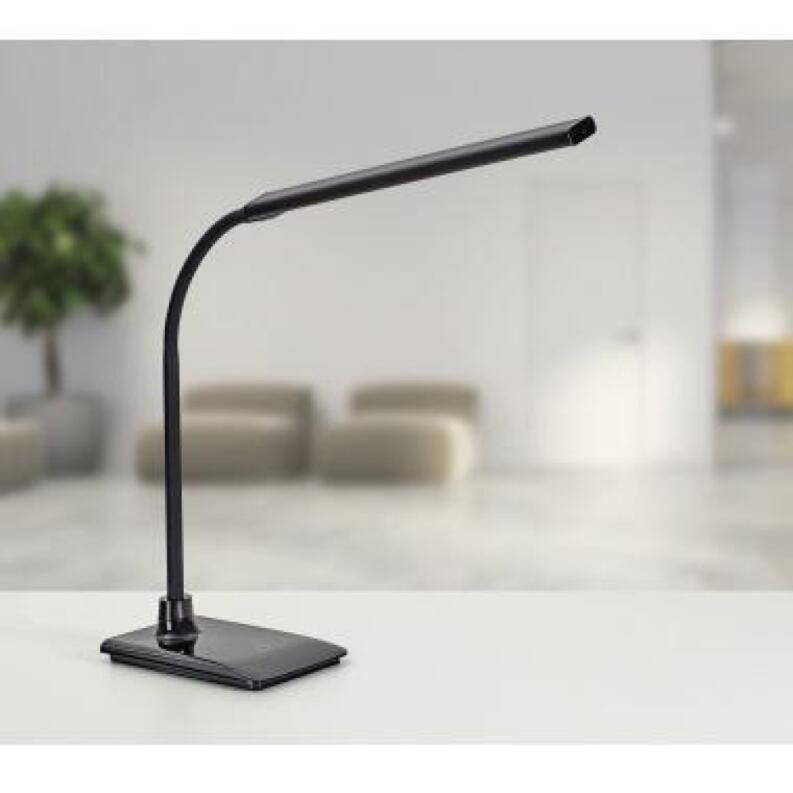 MAUL Tischleuchte MAULpirro, dimmbar, Touchfeld-Bedienung, Standfuß oder Klemmfuß, warmweiß