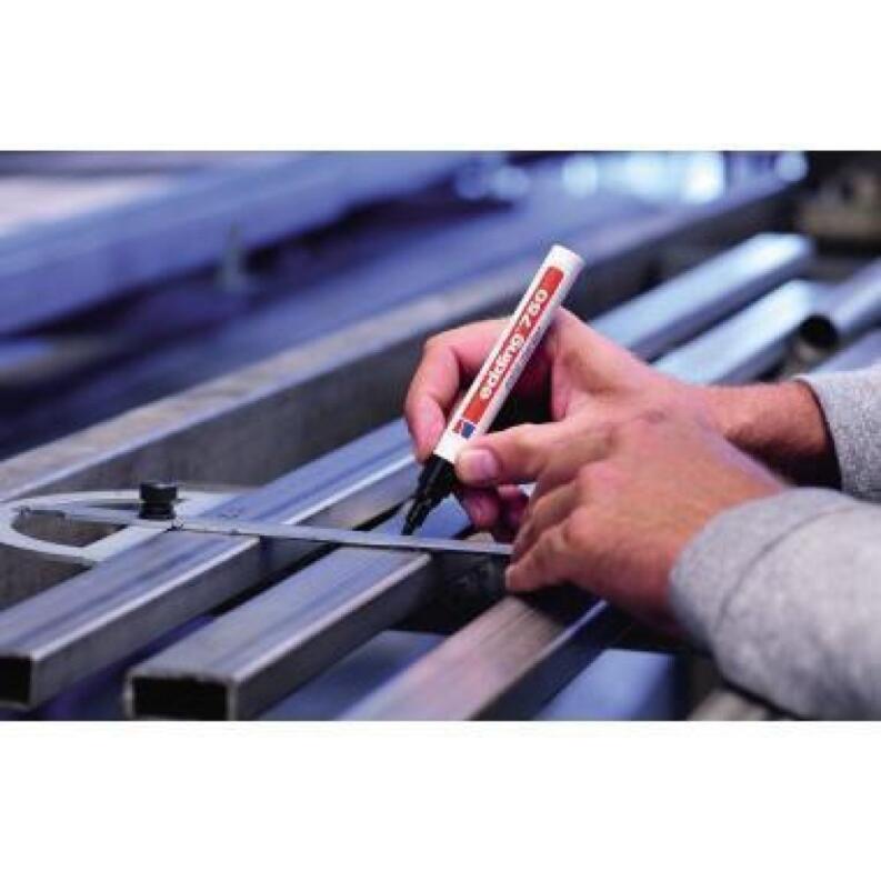 edding Lackmarker 750, 2-4mm Rundspitze, permanent, braun, orange, gold, silber, violett, h.blau,