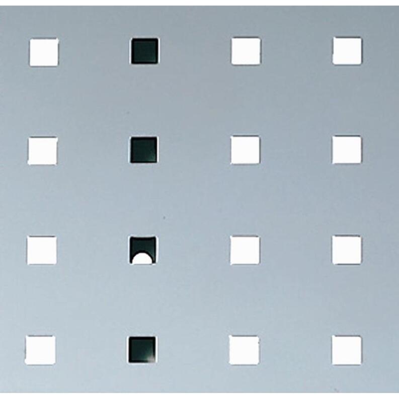 Lochplatte B457xL495/990/1485/1981mm lichtgrau/enzianblau/grau/antrazitgrau BOTT, stabil,