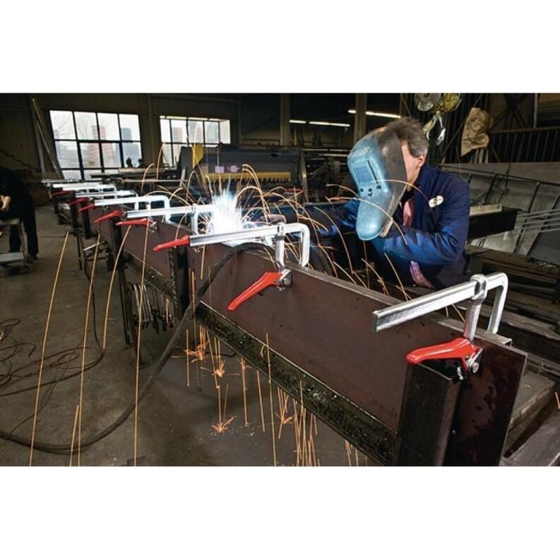 BESSEY Hebelzwingen, Spannkraft bis 8500 N, Spannweite 120-500 mm, Ausladung 60-140 mm