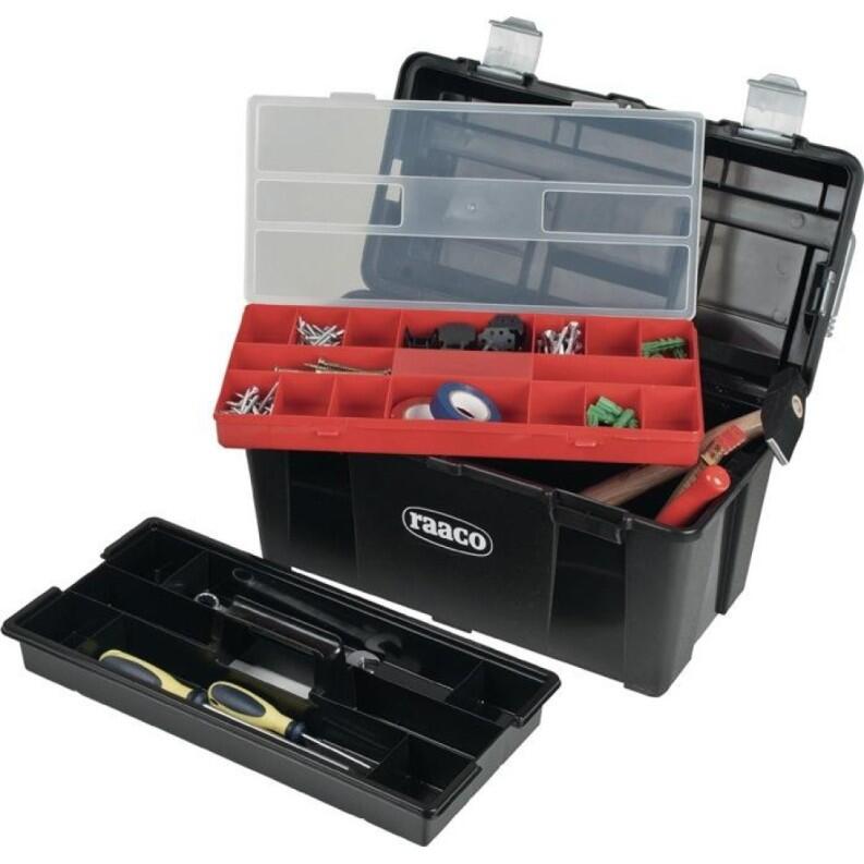 RAACO Werkzeugkoffer Toolbox 31-26, 33-34, 35-50, Compact 20, 27, 37, 47, 62, robust, PP