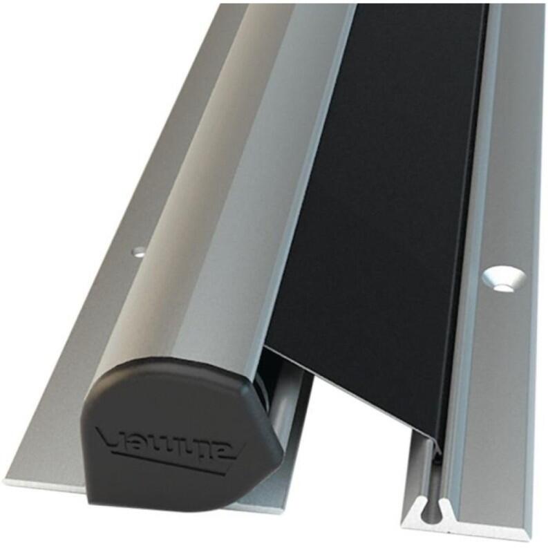 Fingerschutz Rollo NR-25/NR-30, 1925mm, Bandgegenseite, schwarz oder silber eloxiert, ATHMER