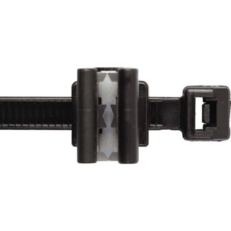 Kabelbinder Solar 200mm, 280mm, 360mm, PA 6.6 schwarz, UV-beständig, 100 Stk, selbstverlöschend
