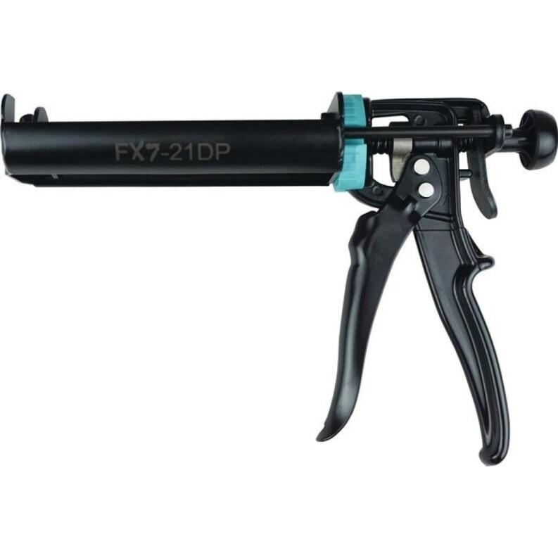2K-Dosierpistole FX7-21DP, für 2K-Kartuschen bis 220 ml, Übersetzung 17:1, pulverbeschichtet