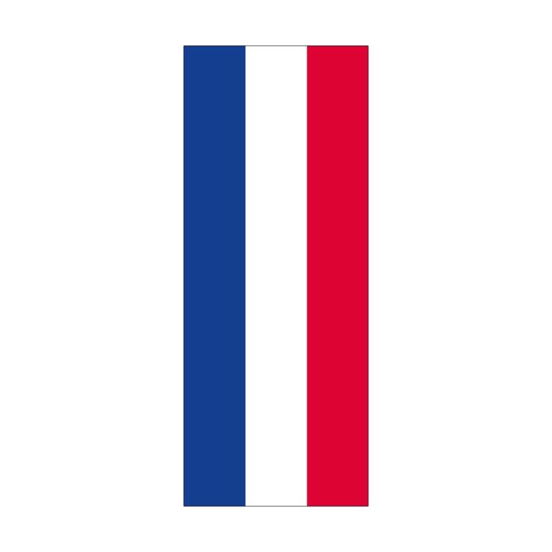 Landesflagge Thüringen (ohne Wappen), Hochformat, verschiedene Größen, 110 g/m² oder 160 g/m²