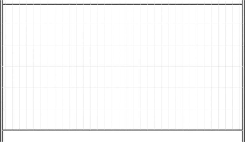 Modellbeispiel: Bauzaun -Leicht- (Art. 3b2035l)