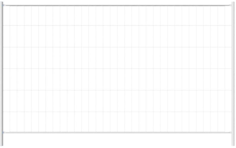 Modellbeispiel: Bauzaun -Profi 500- (Art. 3b2036-500)